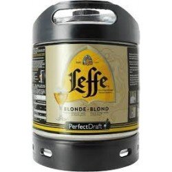 Fût Leffe Blonde Bière Belge d'Abbaye Perfect Draft 6 Litres - Calais Vins