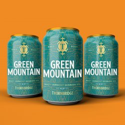Thornbridge Green Mountain, 4.3% Hazy Session IPA 12 x 330ml cans - Thornbridge Brewery
