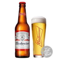 Bia Budweiser 5% – Chai 330 ml – Thùng 24 Chai - First Beer – Bia Nhập Khẩu Giá Sỉ