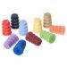 5 tapones plastico en forma de onda 5 tapones plastico en forma de onda