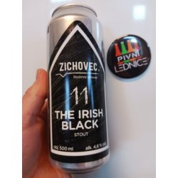 Zichovec The Irish Black 11°4,6% 0,5l - Pivní lednice