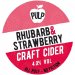 CELTIC MARCHES CIDER Pulp Rhubarb and Strawberry (BAG IN BOX) 3.4% 