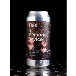 Verdant  This Is Memorial Device  West Coast IPA  6,5% - Quaff Webshop