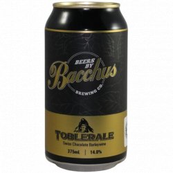 Bacchus Brewing Co. -                                              Toblerale - Just in Beer