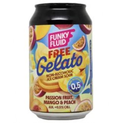 Funky Fluid Free Gelato: Passionfruit, Mango & Peach