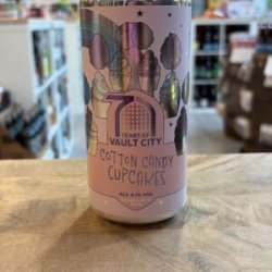 Vault City Brewing Cotton Candy Cupcakes