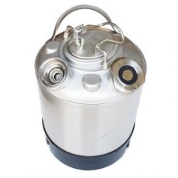 Barril de limpieza inox 9L - conexión tipo G y tipo Mahou - San Miguel (S multiergot) - Todocerveza