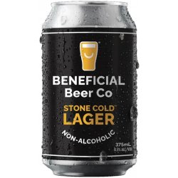 Beneficial Beer Co Stone Cold Lager 375ml - BoozeBud