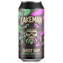 Lakeman Ghost Ship Bourbon Aged Stout 440ml - The Beer Cellar