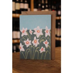 NARCISSUS POETICUS GARDEN CARD - Cork & Cask