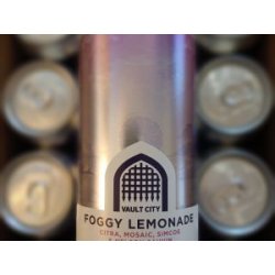 Vault City Brewing Foggy Lemonade