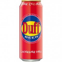 Duff Lager Lata 50Cl - Cervezasonline.com