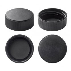 PET Lids Black (12) - BrewCraft