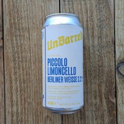 UnBarred Brewery Limoncello Berliner Weisse