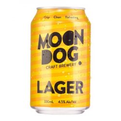 Moon Dog Craft Brewery Moon Dog Lager Moon Dog Craft Brewery Moon Dog Lager