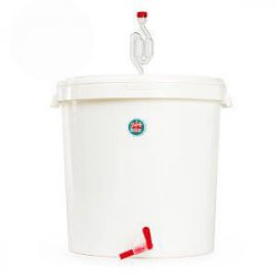 Fermentador de plástico de 5,6L con grifo y airlock - Family Beer