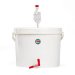 Fermentador de plástico de 16L con grifo y airlock Fermentador de plástico de 16L con grifo y airlock