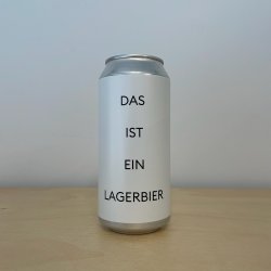 Up Front Brewing Das Ist Ein Lagerbier (440ml Can) - Leith Bottle Shop