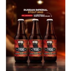 Cerveza 7 Vidas Pack Russian Imperial Stout  Cata Vertical - Cerveza 7 Vidas