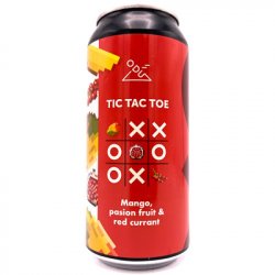 ODU Brewery - TIC TAC TOE Mango, Passion Fruit & Red Currant - Hop Craft Beers