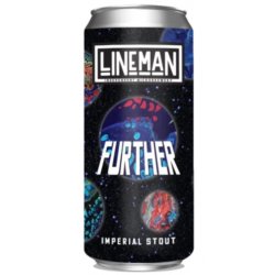 Lineman - Further Malt Imperial Stout 8.9% ABV 440ml Can - Martins Off Licence