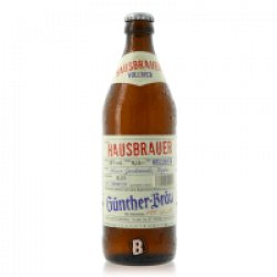 Günther Hausbrauer Vollbier - Hier-gibts-Bier.de