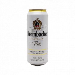 Krombacher Pilsner - German Liquor