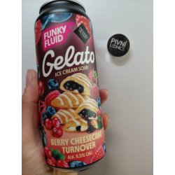 Funky Fluid Gelato: Berry Cheesecake Turnover Funky Fluid Gelato: Berry Cheesecake Turnover