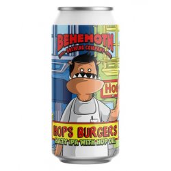 Behemoth Hops Burgers Hazy IPA With Hop Oil 440ml - The Beer Cellar