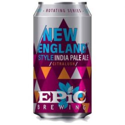 Epic Brewing Citralush New England IPA 355ml BB 15082023 - The Beer Cellar