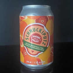 Garage Project, Schnuckiputz: Salted Grapefruit, Pink Pomelo & Coriander Gose, 330ml - My Beer Dealer