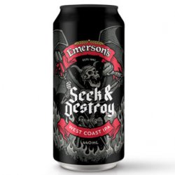 Emersons Seek & Destroy West Coast IPA 440ml - The Beer Cellar