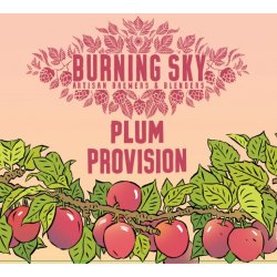 Burning Sky Plum Provision - Burning Sky Brewery