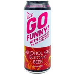 Funky Fluid Go Funky! Isotonic Grapefruit Beer, 500ml (BBF 280723) - The Alcohol Free Co