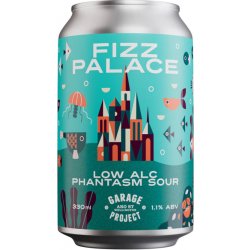 Garage Project Fizz Palace Phantasm Low Alcohol Kettle Sour 330ml BB 080823 - The Beer Cellar