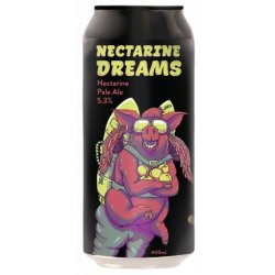 Double Vision Nectarine Dreams Nectarine Pale Ale 440ml BB 101023 - The Beer Cellar