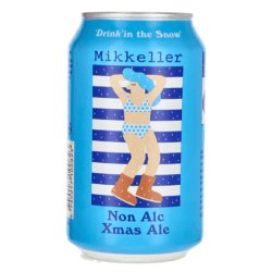 Mikkeller, Drinkin in the snow 330ml Can 0.3% Winter Ale 2022 - The Alcohol Free Co