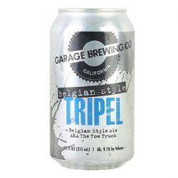 Garage Brewing Belgian Style Tripel 355ml BB 13102023 - The Beer Cellar