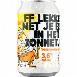 Uiltje FF Lekker Met Je Bek In Het Zonnetje Session Pale Ale 330ml BB 260723 - The Beer Cellar