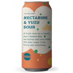 Sawmill Nectarine & Yuzu Sour 440ml - The Beer Cellar