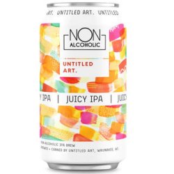 Untitled Art Non Alcoholic Juicy IPA 355ml BB 120923 - The Beer Cellar