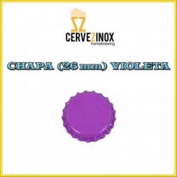 Chapa (26 mm) Violeta - Cervezinox