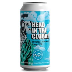 Mata Head In The Clouds Tropical Coconut Hazy IPA 440ml - The Beer Cellar