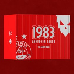 Fierce Beer 1983 Lager (Aberdeen FC Collab)