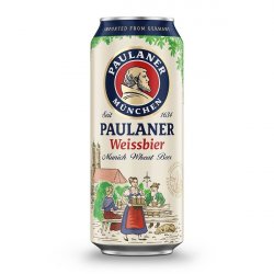 Paulaner Weissbier (4 x 500ml can) - Castle Off Licence - Nutsaboutwine