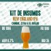 Kit de Insumos - Receita - New England IPA  Hazy IPA 