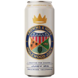 Crowns & Hops Inglewood Juice Hazy IPA 473ml - The Beer Cellar