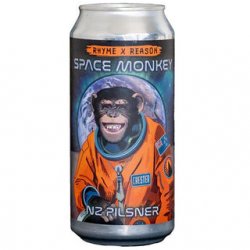 Rhyme & Reason Space Monkey NZ Pilsner 440ml - The Beer Cellar