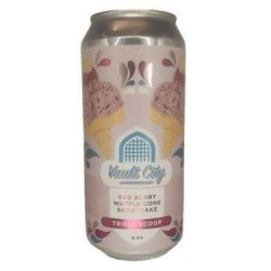Vault City Brewing Red Berry Waffle Cone Shortcake Triple Scoop