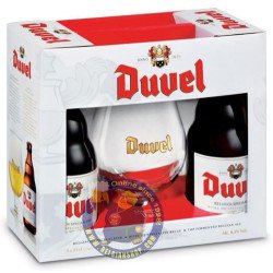 Pack Duvel 2 bottles & 1 glass - BelgianShop